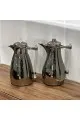  طقم ترامس يتصميم عصري الدانة  باللون اسود ممسك اكرلك 