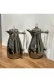  طقم ترامس يتصميم عصري الدانة  باللون اسود ممسك اكرلك 