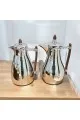  طقم ترامس يتصميم عصري الدانة كروم فضي ممسك خشب 