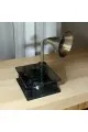 ديكور صندوق موسيقي كريستال اسود 24×14×16سم 