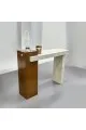 مدخل بديل رخام سطح بديل الرخام بيج  علي بني 100×130×40سم  (منتج تفصيل ) 