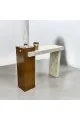 مدخل بديل رخام سطح بديل الرخام بيج  علي بني 100×130×40سم  (منتج تفصيل ) 