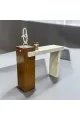 مدخل بديل رخام سطح بديل الرخام بيج  علي بني 100×130×40سم  (منتج تفصيل ) 