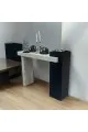 مدخل بديل رخام سطح بديل الرخام بيج  علي اسود 100×130×40سم  (منتج تفصيل ) 